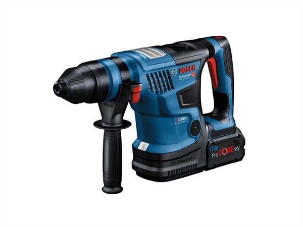 BOSCH Martello perforatore a batteria GBH 18V-34 CF Professional con 2 batterie PROCORE da 8,0 Ah