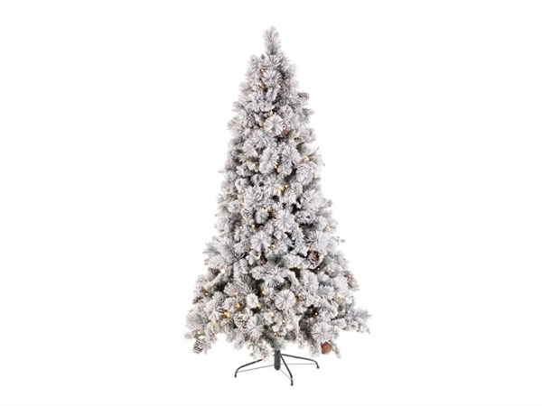 BIZZOTTO Albero di natale Garlenda glitter h 210 cm - 1564 rami 300 led