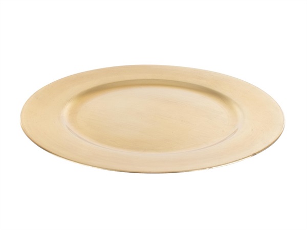 BIZZOTTO Sottopiatto calmness oro, Ø33 cm