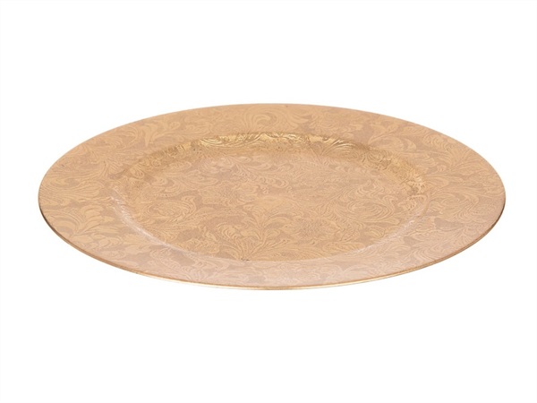 BIZZOTTO Sottopiatto precious oro, Ø33 cm