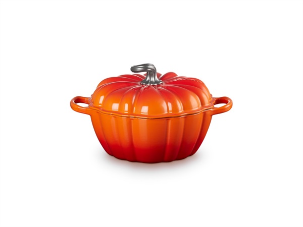 LE CREUSET Evolution, cocotte zucca 24 cm in ghisa vetrificata - arancio