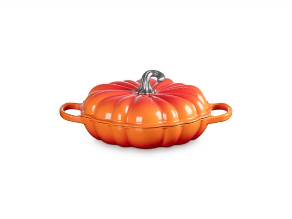 LE CREUSET Evolution, tegame basso zucca 28 cm in ghisa vetrificata - arancio