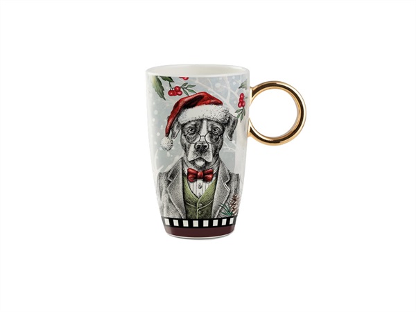 EGAN Mug natale cane, 440 ml