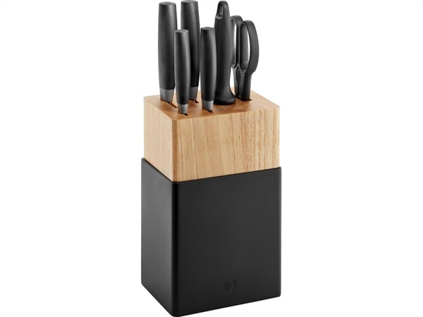 ZWILLING J.A.HENCKELS ITALIA Now s, ceppo coltelli nero