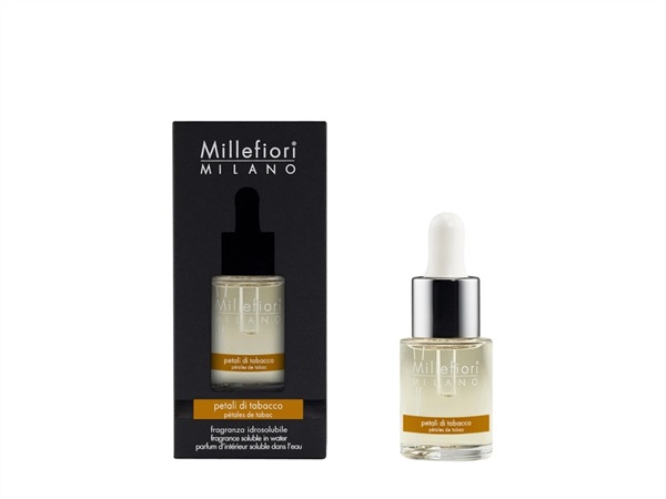 MILLEFIORI Fragranza idrosolubile hydro per diffusore ad ultrasuoni 15ml - Petali di tabacco