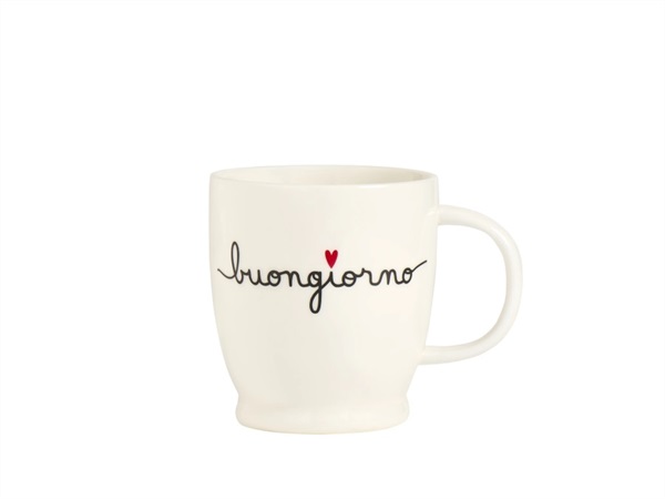 SIMPLE DAY LIVING & LIFESTYLE Mug bianca Buongiorno, 510 ml