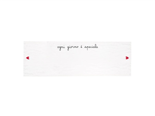 SIMPLE DAY LIVING & LIFESTYLE Runner Ogni giorno è speciale 50x160 cm