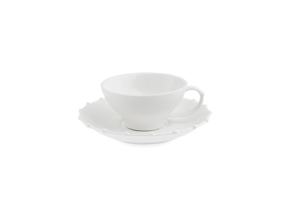 LA PORCELLANA BIANCA Romeo, tazza tè con piattino 180 ml