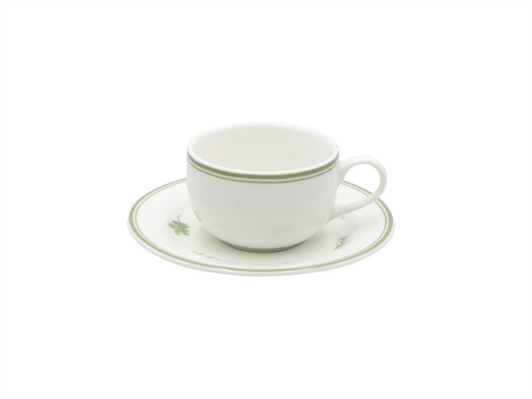 LA PORCELLANA BIANCA Coltivia, tazza caffè con piattino 90 ml