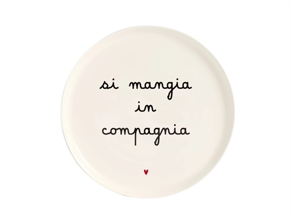 SIMPLE DAY LIVING & LIFESTYLE Piatto pizza si mangia in compagnia, Ø31,5 cm