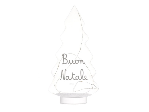 SIMPLE DAY LIVING & LIFESTYLE Albero Buon Natale - grande bianco