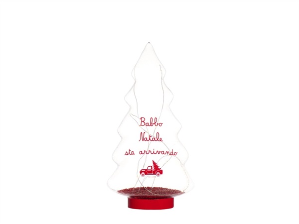 SIMPLE DAY LIVING & LIFESTYLE Albero Babbo Natale sta arrivando - piccolo rosso