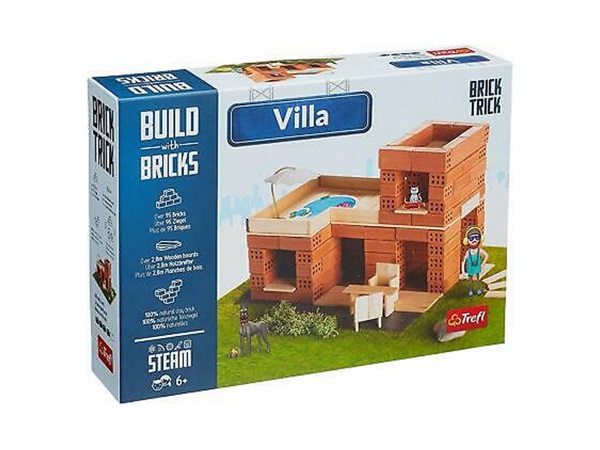 TREFI Brick trick: villa con piscina