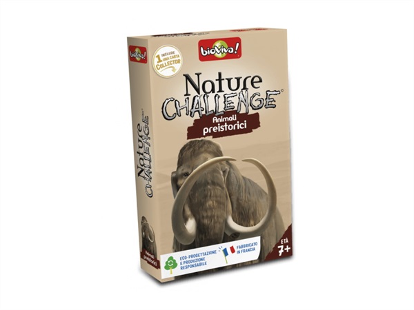 BIOVIVA Nature challange, mazzo di carte, animali preistorici