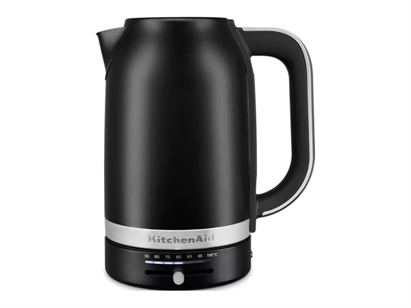 KITCHENAID BOLLITORE ELETTRICO A TEMPERATURA REGOLABILE 1,7L, nero opaco