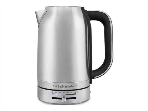 KITCHENAID BOLLITORE ELETTRICO A TEMPERATURA REGOLABILE 1,7L, Acciaio inox