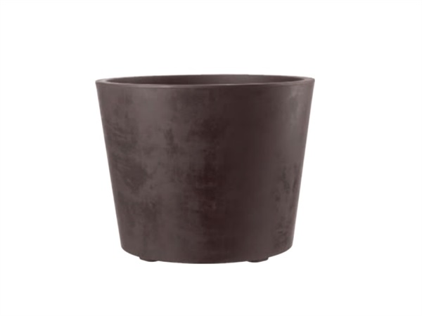 DEROMA Millennium Vaso brownstone con riserva d'acqua, Ø 59 x H 49 cm