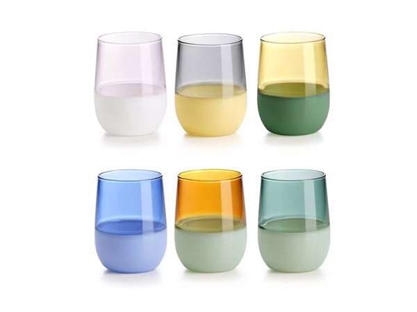 IVV Unametà set 6 bicchieri colori assortiti in vetro borosilicato