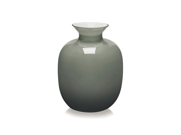 IVV Rialto vaso in vetro incamiciato grigio 30 cm