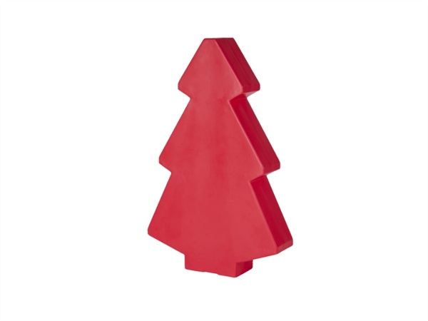 SLIDE Lightree, albero di natale rosso luminoso 100 cm