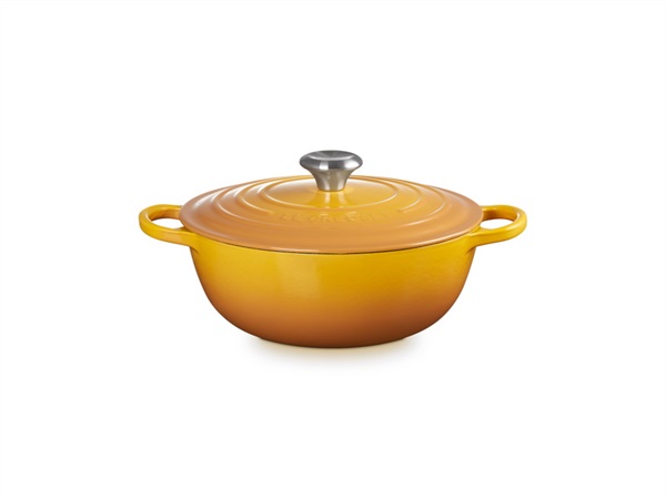 LE CREUSET Marmitta evolution, casseruola 26 cm in ghisa vetrificata - nectar