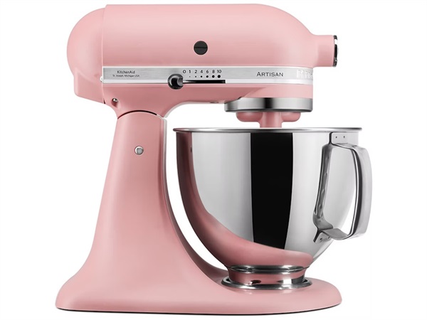 KITCHENAID PLANETARIA CON TESTA RECLINABILE 4,8 L - ARTISAN CON ACCESSORI - Dried rose