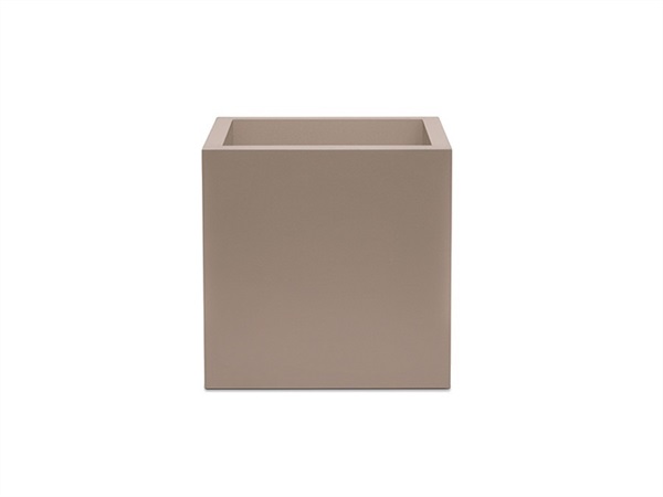 ERBA SRL Cube 50th, fioriera tortora 50x50xh50 cm