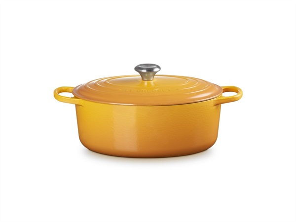 LE CREUSET Evolution, cocotte ovale 31 cm in ghisa vetrificata - nectar