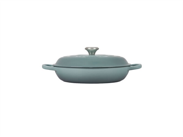 LE CREUSET Evolution, tegame basso 30 cm in ghisa - sea salt