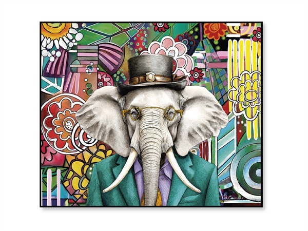 EGAN Quadro human essence elefante 50x60 "Wisdom"