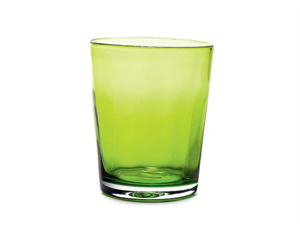 Zafferano s.r.l. melting pot, set 6 bicchieri assortiti verde