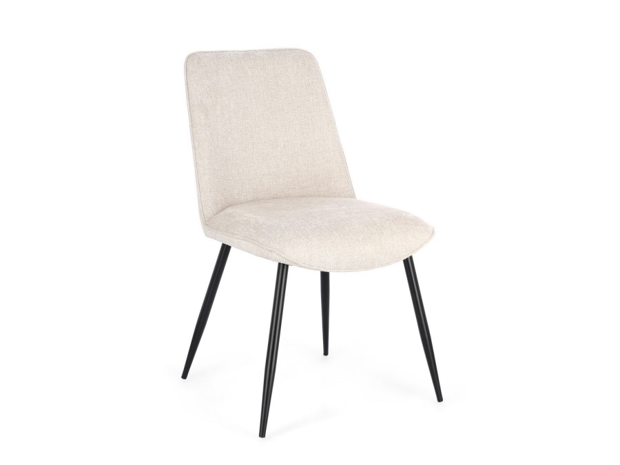 BIZZOTTO Cora, sedia nero/beige