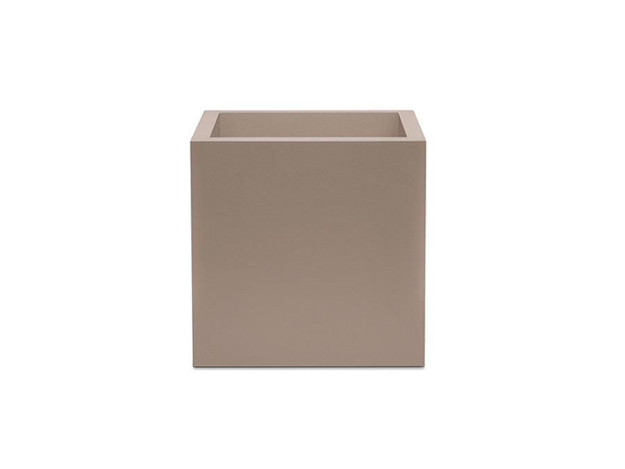 ERBA SRL Cube 50th, fioriera tortora 33x33xh33 cm