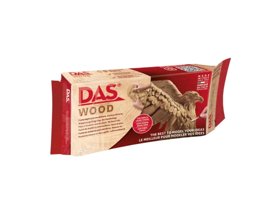 DAS Das wood, pasta modellabile, 350 gr