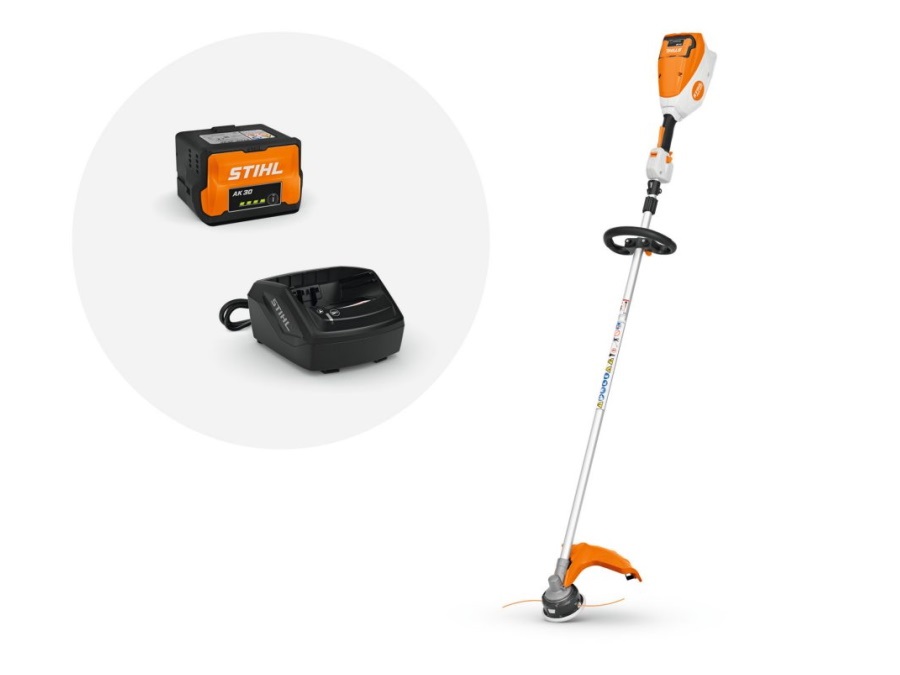 ANDREAS STIHL Decespugliatore FSA 80 r + batteria ak30 e caricatore standard al101