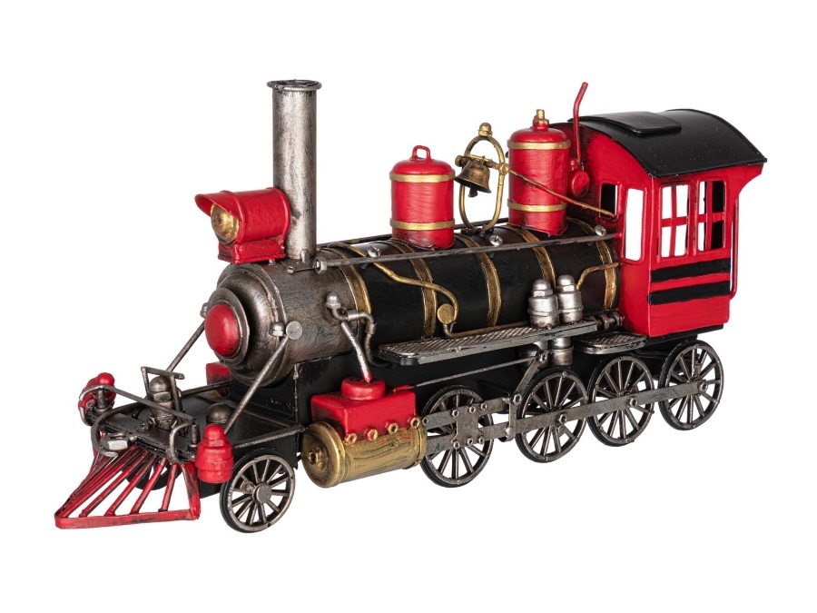 BIZZOTTO Decorazione Kiley locomotiva rosso-nero