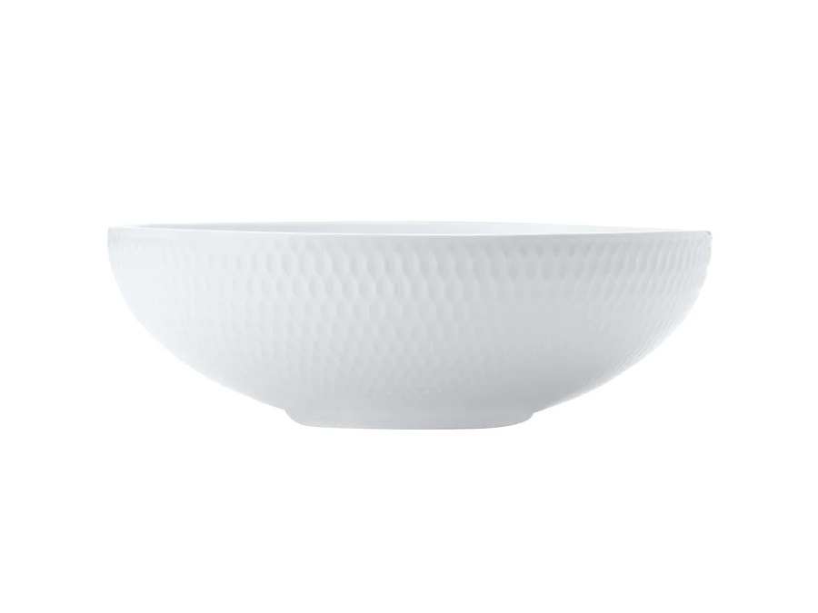 MAXWELL & WILLIAMS Diamonds , Ciotola da portata rotonda White Basics 16 cm