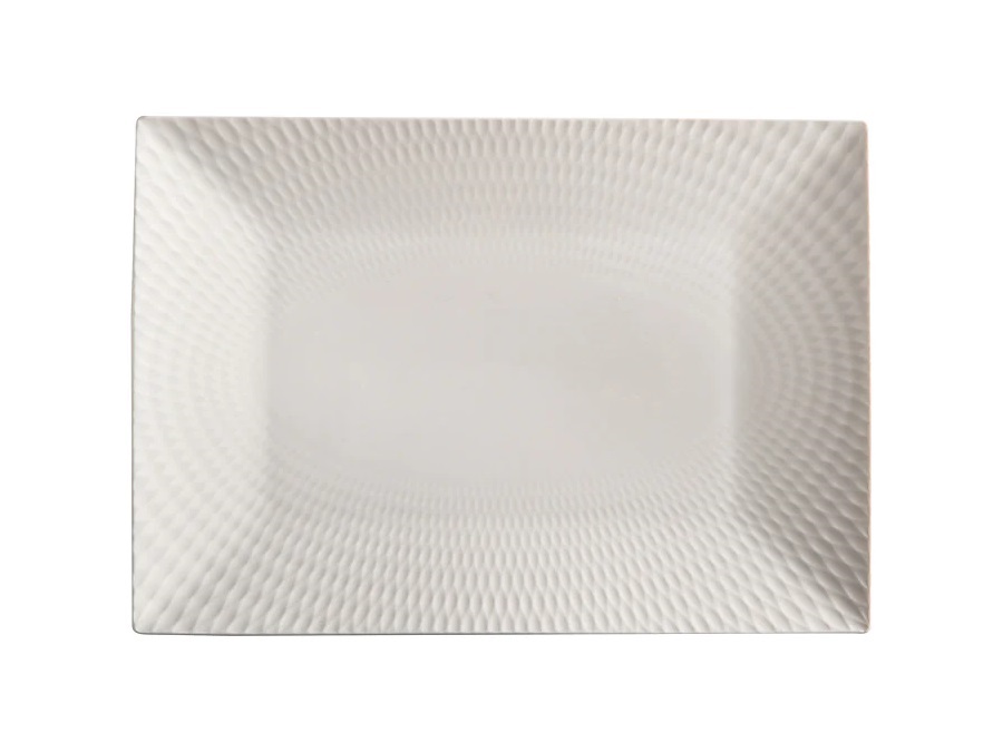 MAXWELL & WILLIAMS Diamonds , Piatto rettangolare White Basics 25x18 cm