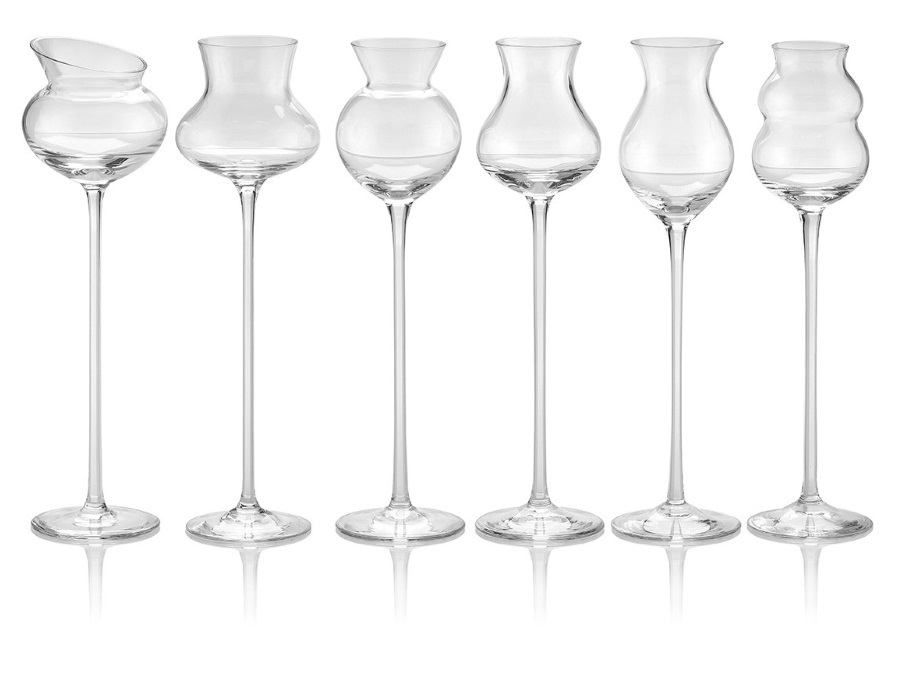 IVV Distillati, set 6 calici assortiti trasparente