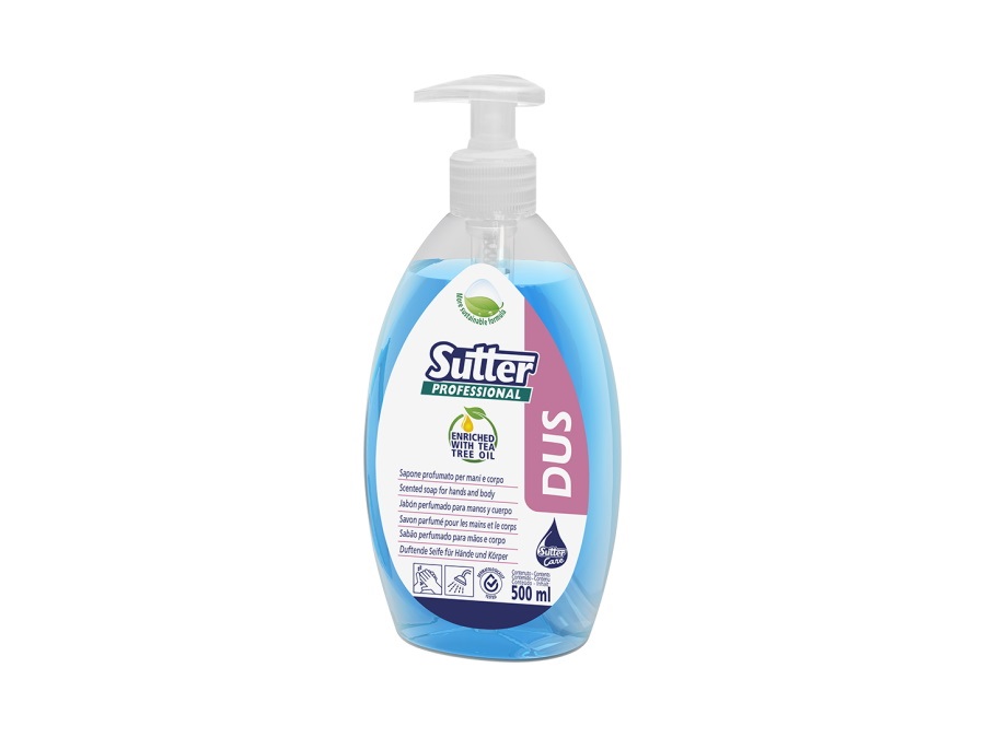 SUTTER PROFESSIONAL DUS, Sapone profumato per mani e corpo, 500ml