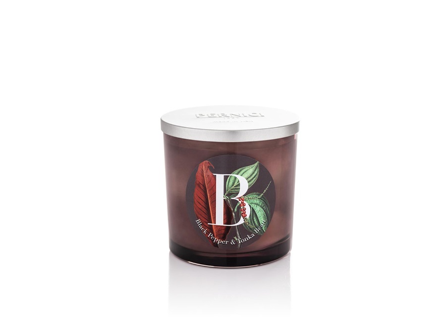 PERNICI Elementi, candela 350 gr. Black Pepper & Tonka Bean - B