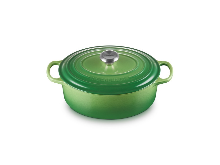 LE CREUSET Evolution, cocotte ovale 29 cm in ghisa vetrificata - bamboo