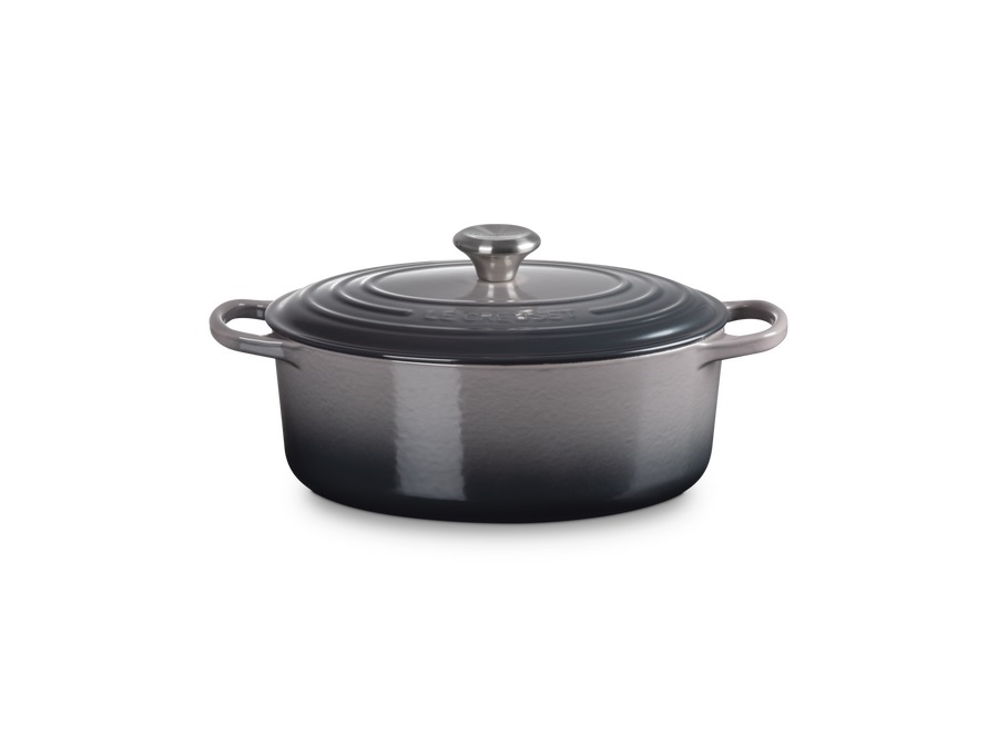 LE CREUSET Evolution, cocotte ovale 29 cm in ghisa vetrificata - flint