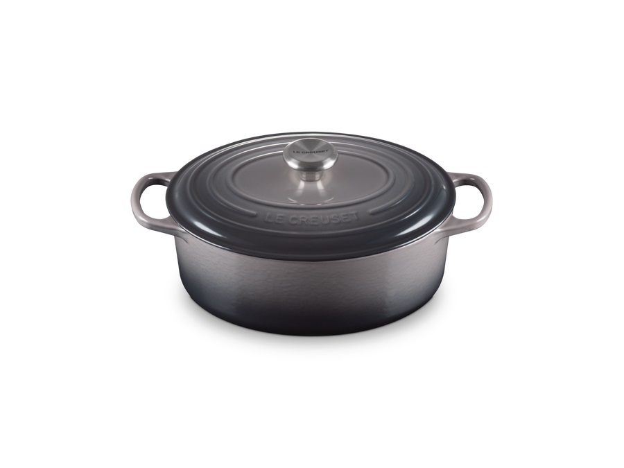 LE CREUSET Evolution, cocotte ovale 29 cm in ghisa vetrificata - flint