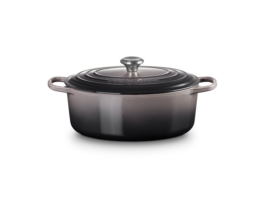 LE CREUSET Evolution, cocotte ovale 31 cm in ghisa vetrificata - flint