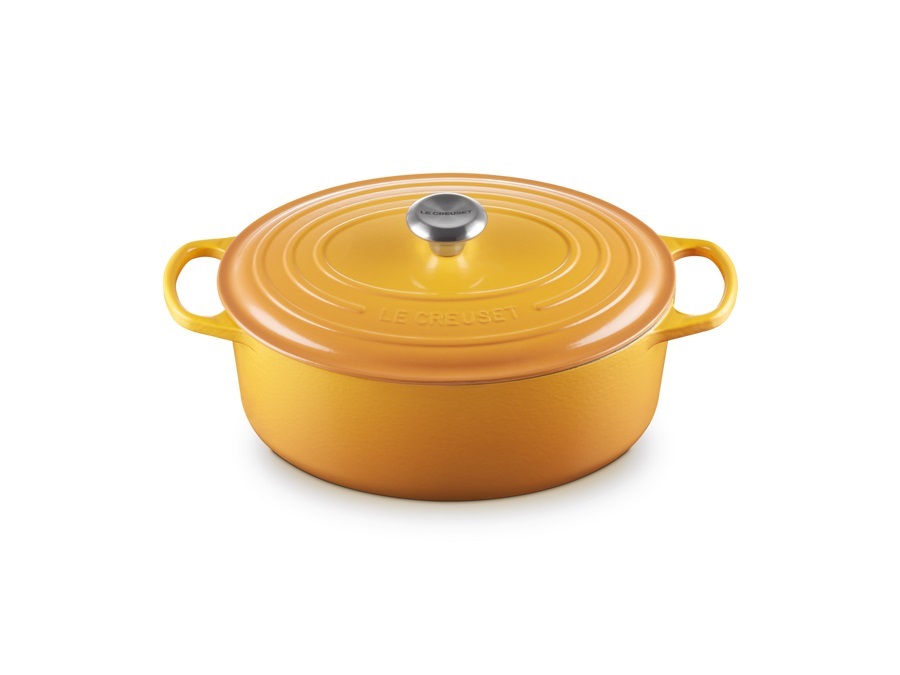 LE CREUSET Evolution, cocotte ovale 31 cm in ghisa vetrificata - nectar