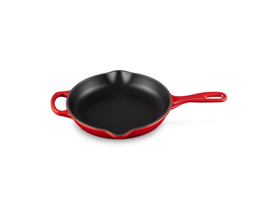 LE CREUSET Evolution, padella doppio becco in ghisa vetrificata 23 cm - ciliegia