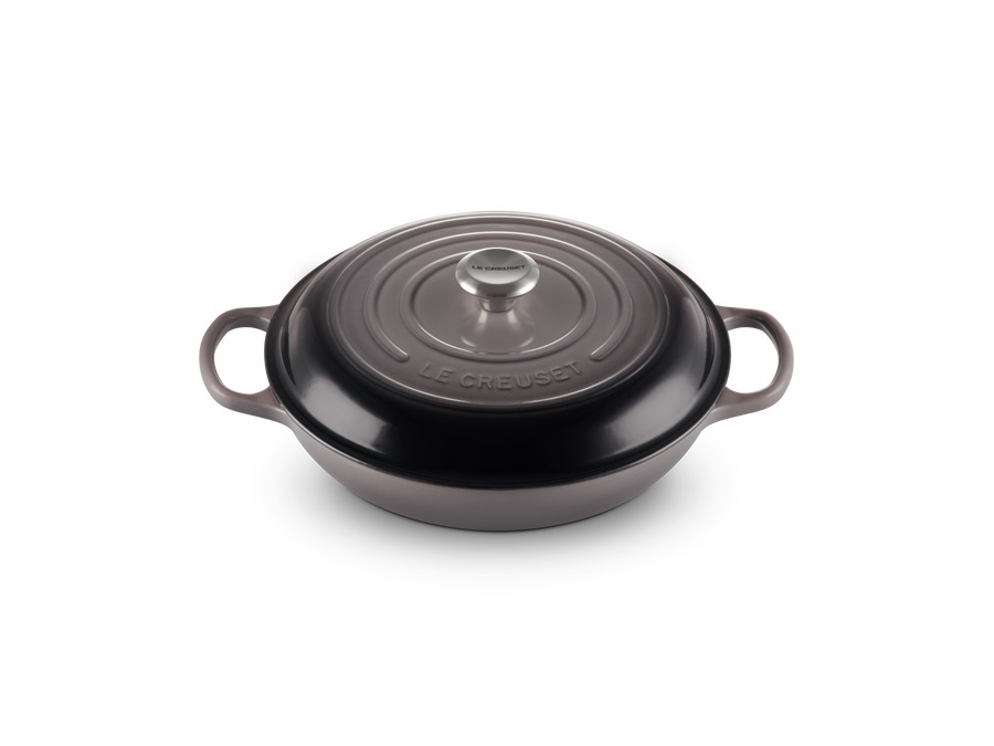 LE CREUSET Evolution, tegame basso 30 cm in ghisa - flint