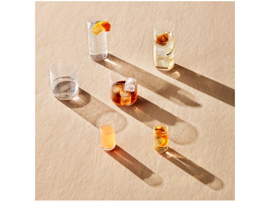 NUDE GLASS Finesse, set 4 bicchieri whisky dof 390 cc