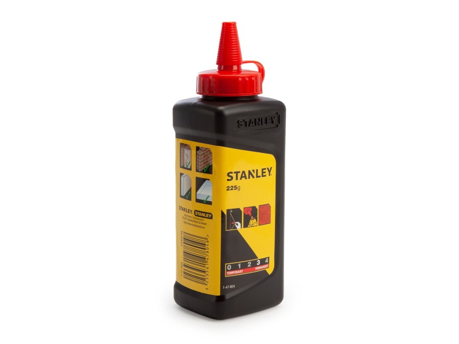 STANLEY Flacone Polvere per Tracciare Rossa, 225 g